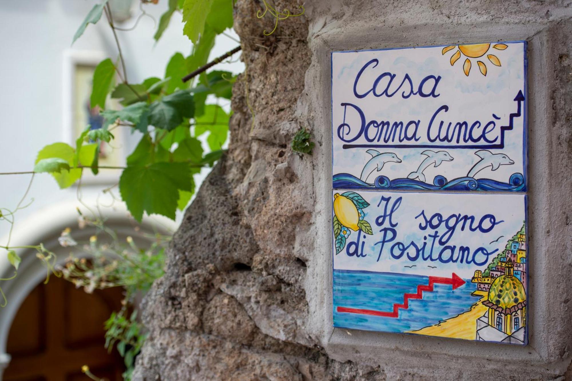 Casa Donna Cunce Villa Positano Dış mekan fotoğraf